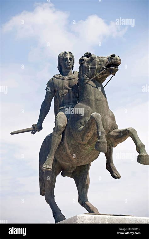 Statue alexander great thessaloniki city hi-res stock photography and ...