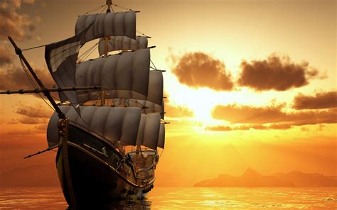 Sailing Ship 4k Ultra HD Wallpaper | Background Image | 3840x2400 | ID ...