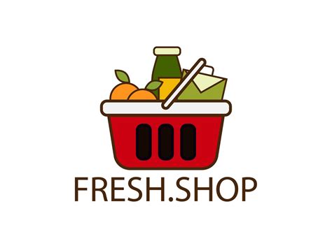 Grocery store logo. by Helena Layzu on Dribbble