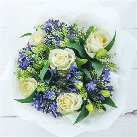 bluebell fresh flowers bouquet by appleyard london | notonthehighstreet.com