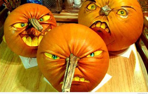 Funny halloween pumpkins photos | Halloween pumpkins carvings ...