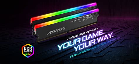 AORUS RGB Memory DDR4 16GB (2x8GB) 3733MT/s｜AORUS - GIGABYTE Global