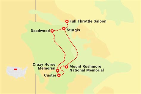 Mt. Rushmore, Custer, Crazy Horse & Deadwood Self-Guided Tour ...