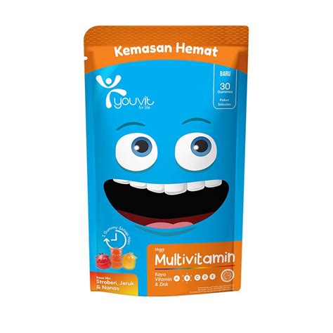 YOUVIT MULTIVITAMIN GUMMY ANAK 30 DAY - RAJASUSU