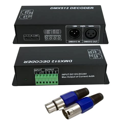 DMX 512 Digital Display Decoder, Dimming Driver DMX512 Controller for ...