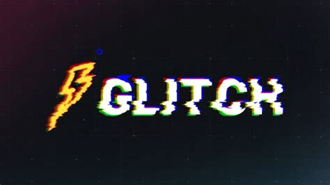 Glitch Logo Animation