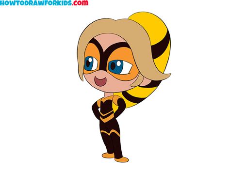 How to Draw Queen Bee - Easy Drawing Tutorial For Kids