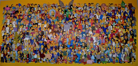 The Simpsons - 457 Characters - Name them if you can