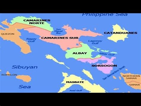 BICOL REGION V MAP - YouTube