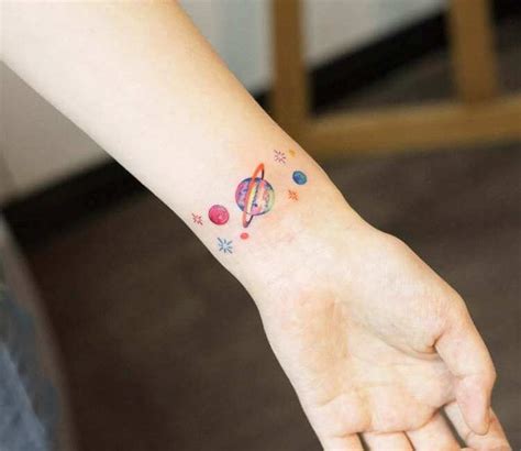 Small planets tattoo by Zihee Tattoo | Post 26580