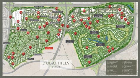 Location Map - Maple III By Emaar - Dubai OFF Plan Properties