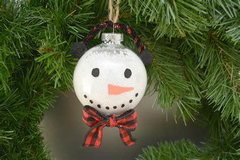 Snowman Bulb Ornament