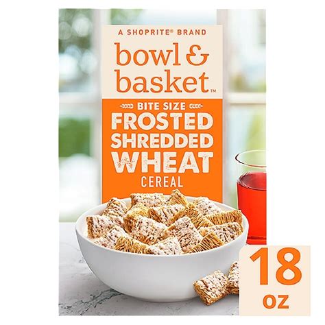 Bowl & Basket Frosted Shredded Wheat Cereal Bite Size, 18 oz - ShopRite