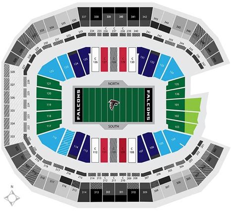 Atlanta Falcons Seating Chart & Seat Views | TickPick