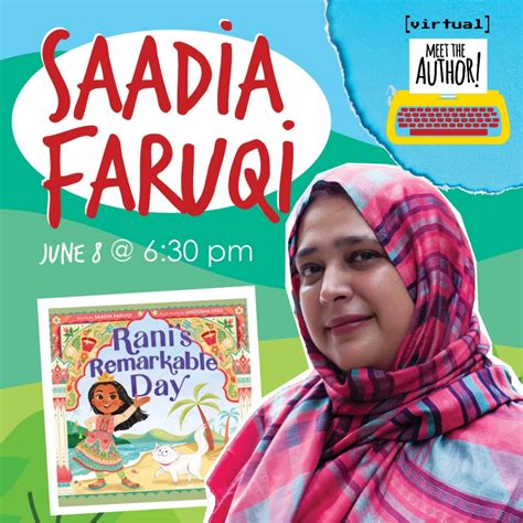 06/08/2023 | Virtual: Meet the Author Storytime with Saadia Faruqi (all ...