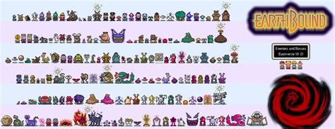 EarthBound Enemies and Bosses by Euanverse on Newgrounds