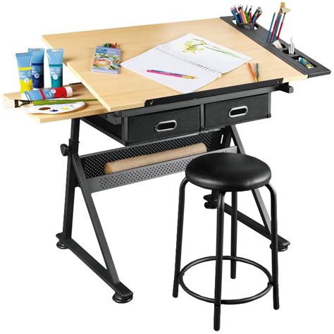 Artist's Loft Craft Creative Centre Art Desk Drawing Board Storage ...