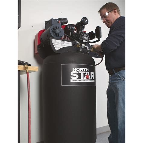 NorthStar Electric Air Compressor — 5 HP, 230 Volt, 80-Gallon Vertical ...