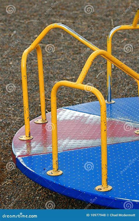 Playground Merry Go Round stock photo. Image of park - 10977948