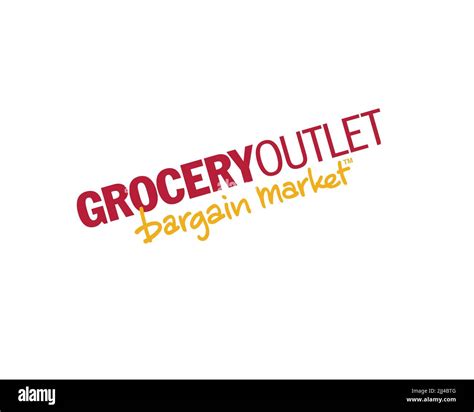 Grocery Outlet, Rotated Logo, White Background Stock Photo - Alamy