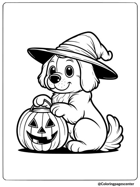 8 Halloween Dog Coloring Pages | Free Printable PDF