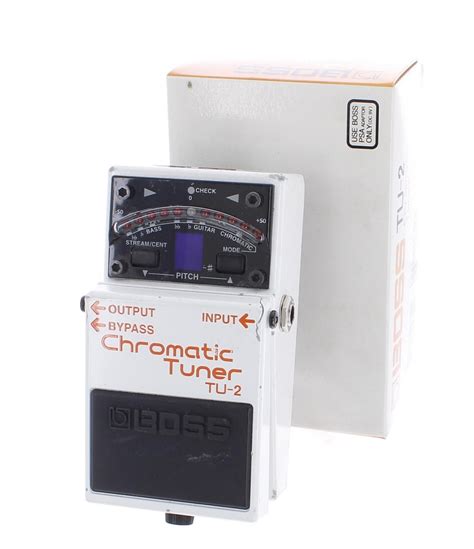 Boss TU-2 Chromatic Tuner guitar pedal, boxed *Please note: Gardiner ...