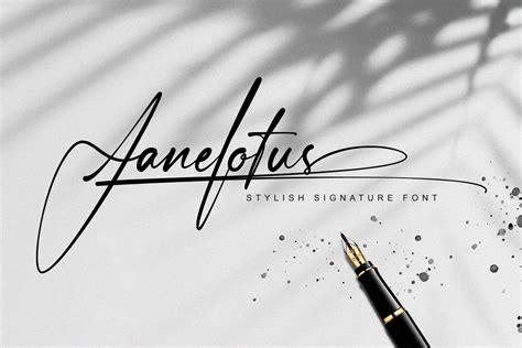 Janelotus - Signature Font – Free Fonts, Script & Handwritten Fonts ...