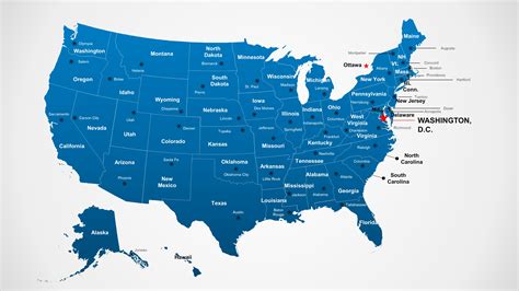 Us Map - Political Map Of USA - Free Printable Maps : Hoyolab has ...