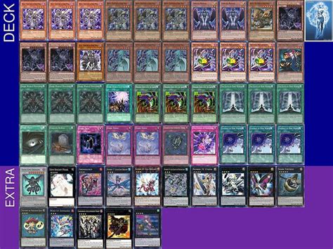 YUGIOH Tournament Ready Dark World Deck With Complete Extra Deck and ...