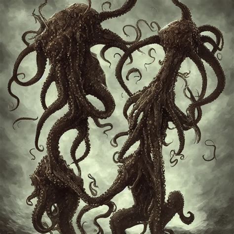 great cthulhu, concept art, dnd, ocean, octopus head, | Stable ...