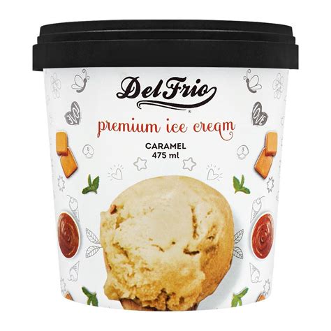 Order Delfrio Caramel Premium Ice Cream, 475ml Online at Special Price ...