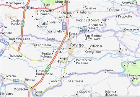 MICHELIN Rovigo map - ViaMichelin