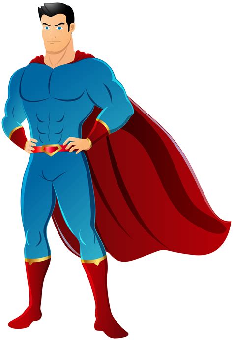 Superhero Transparent PNG Clip Art Image | Gallery Yopriceville - High ...