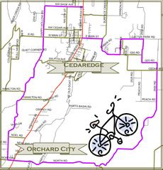 Bicycle Map - Cedaredge local - VISIT CEDAREDGE, COLORADO