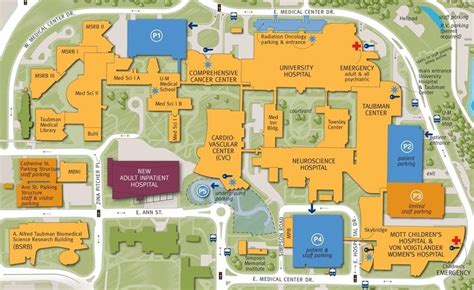 University Of Michigan Ann Arbor Campus Map - Closing r