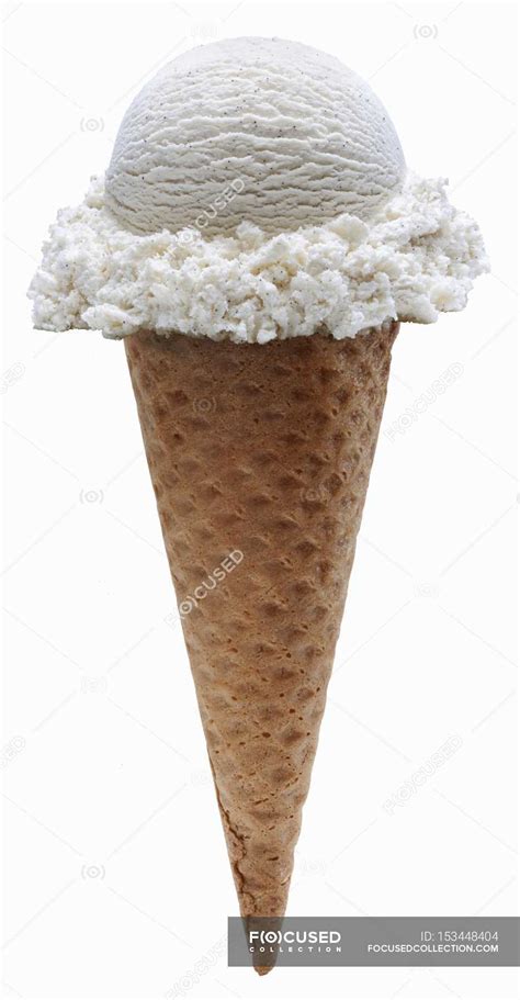 Vanilla Ice Cream Cone — cuisine, tasty - Stock Photo | #153448404