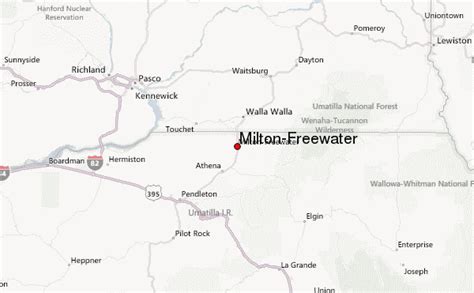 Milton Freewater Oregon Map - Osiris New Dawn Map