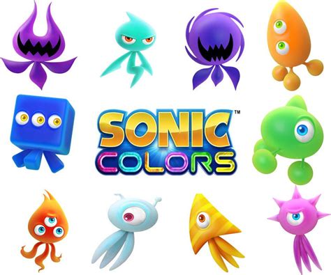 Sonic Colors Wisps Forms - bmp-flab