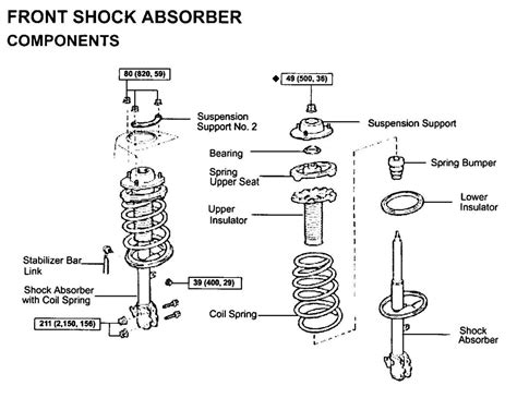 97 - 01 Toyota Camry Front End Noise: Strut Mount / Strut Replacement ...