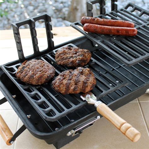 Marsh Allen Cast Iron Hibachi Tabletop Charcoal BBQ Grill : BBQ Guys