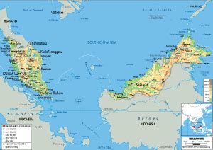 Malaysia Map (Road) - Worldometer