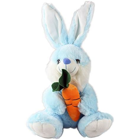 Plush Bunny Rabbit Stuffed Animal Large Easter Bunny with Carrot by ...