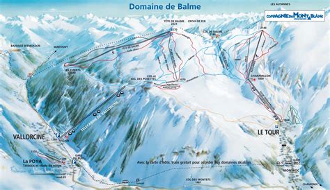 plan des pistes Vallorcine