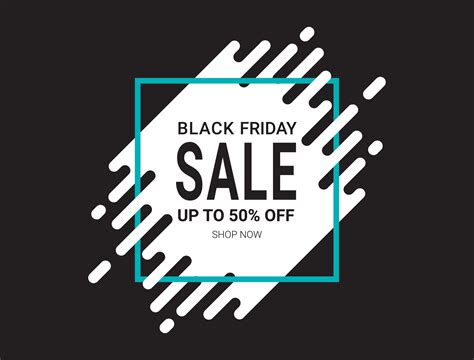 Black friday sale banner layout design template, Flat style vector ...