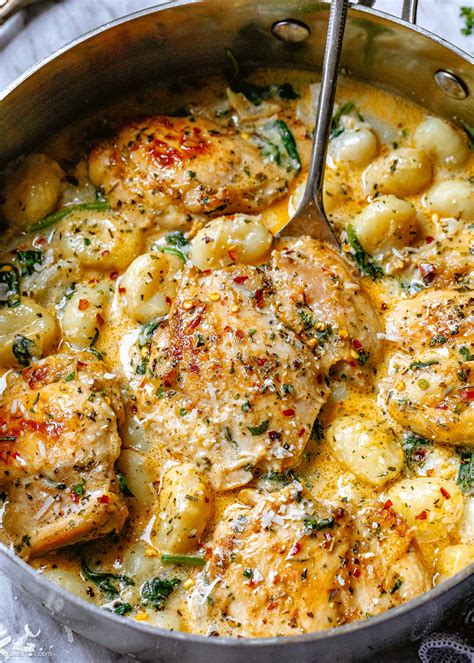 creamy chicken gnocchi recipe - setkab.com