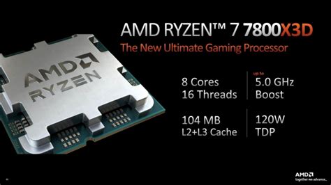 AMD's official Ryzen 7 7800X3D benchmarks show big gains over Core-i9 ...