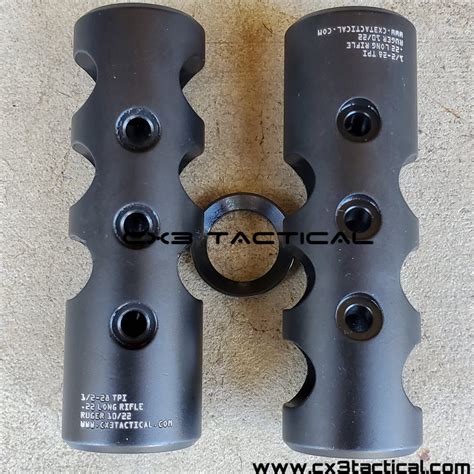 Ruger 10/22 Muzzle Brake 10-22 10 22 Ruger American Ruger Charger ...