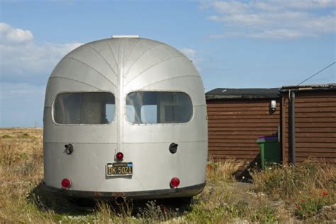 Vintage Airstream Caravan Trailer Free Stock Photo - Public Domain Pictures