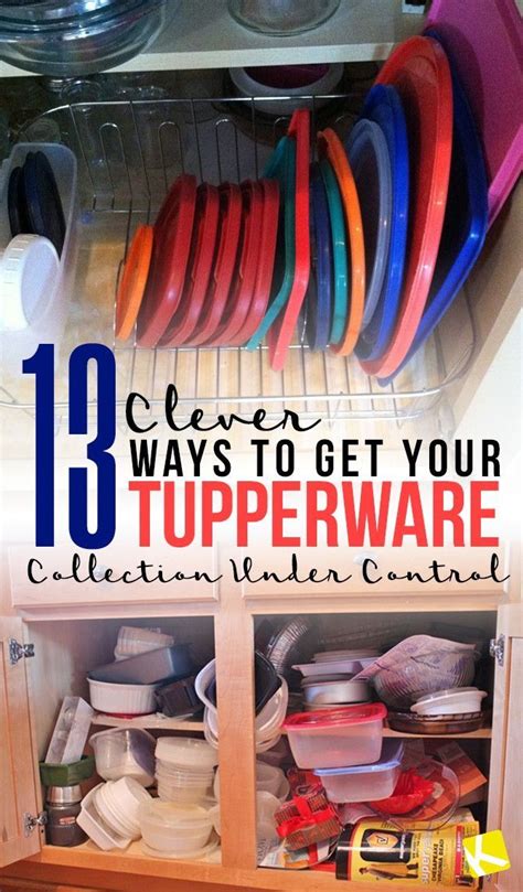 12 Clever Tupperware Organization Ideas to Keep Clutter at Bay ...