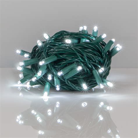 Wide Angle 5MM LED Lights - 50 Cool White Outdoor LED Christmas Tree ...